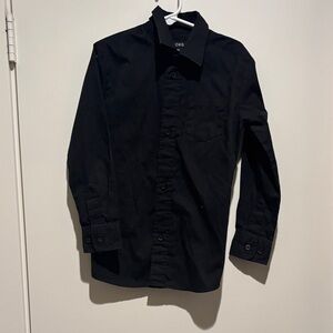 George Kids Black Button Down Shirt